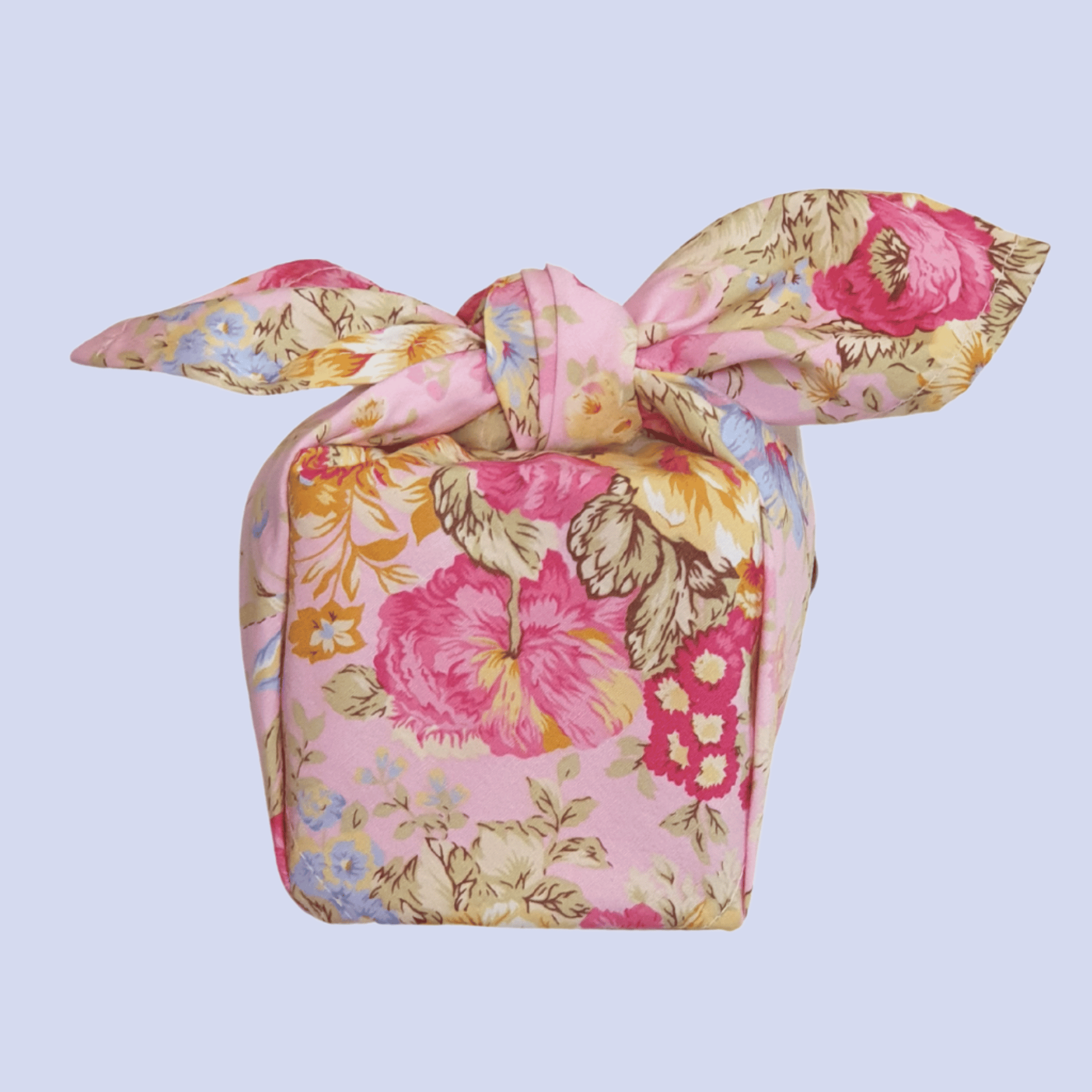 Sustainable and pretty Furoshiki cloth wrapping for gift wrapping. Made in Australia from 100% cotton cloth.