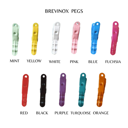 Brevinox SAMPLE 6-pack - Colour stainless steel pegs