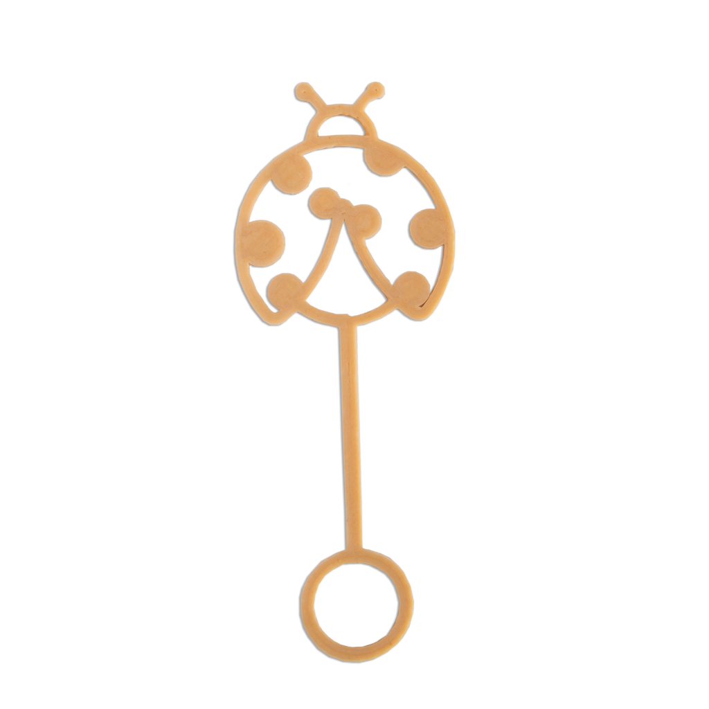 Young child with ladybird shaped bubble wand blowing bubbles. Australian made, all natural bubble wand which is biodegradable. Spark your child’s imagination with nature toys. from Kinfolk Pantry.