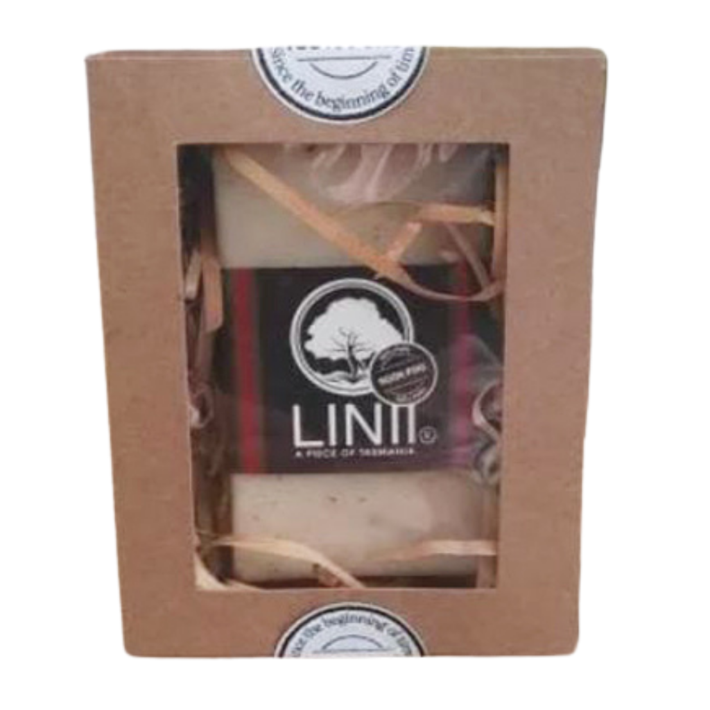 Tasmanian made Natural Linii bar soap for dogs, furbaby - soft and gentle & leaves coat soft. Repels fleas for days after washing. Made in Tasmania.