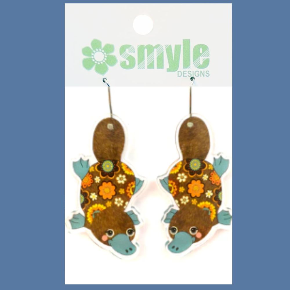 Platypus earrings - a playful gift