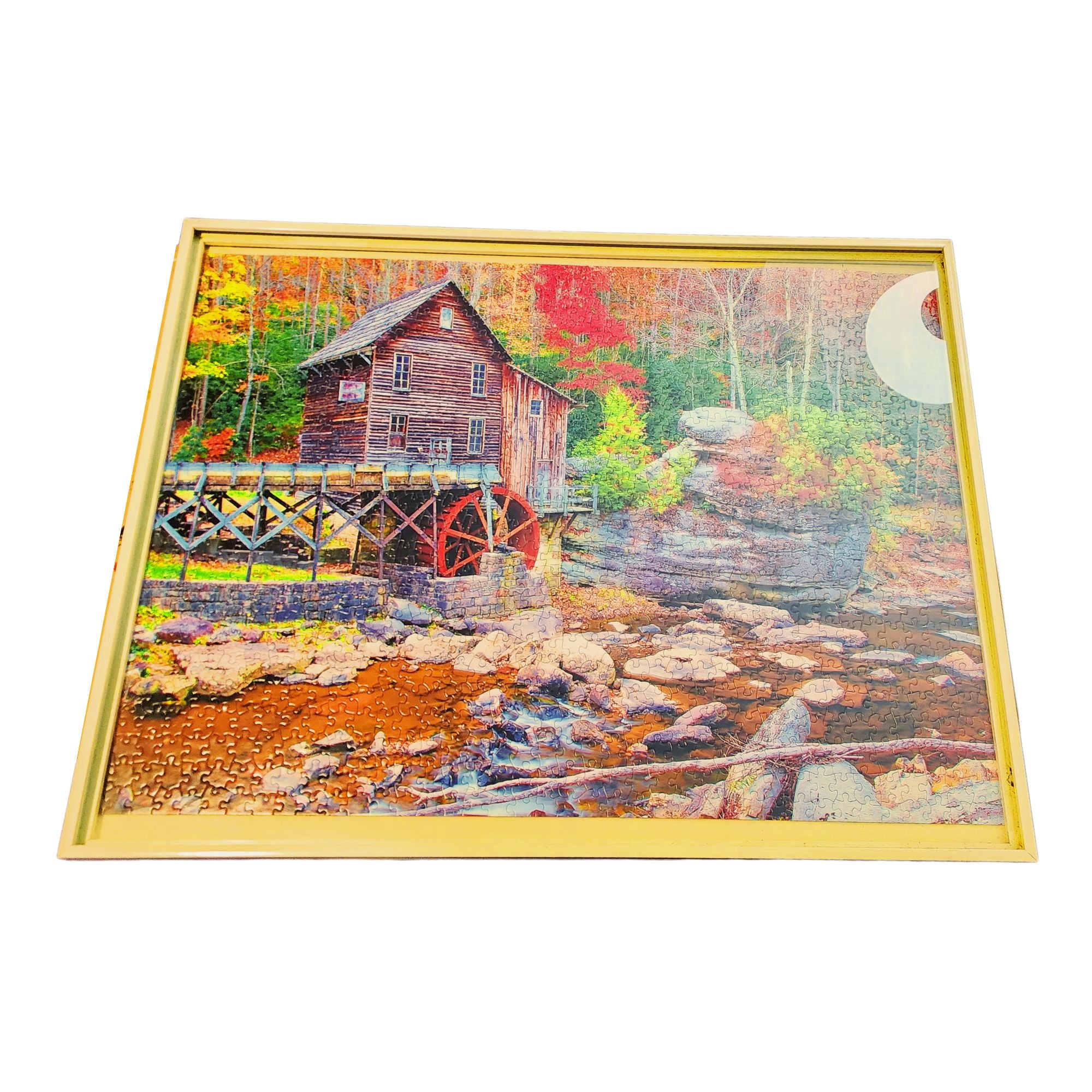 Completed Babstock Mill jigsaw puzzle - Twizzle Designs happy customer.