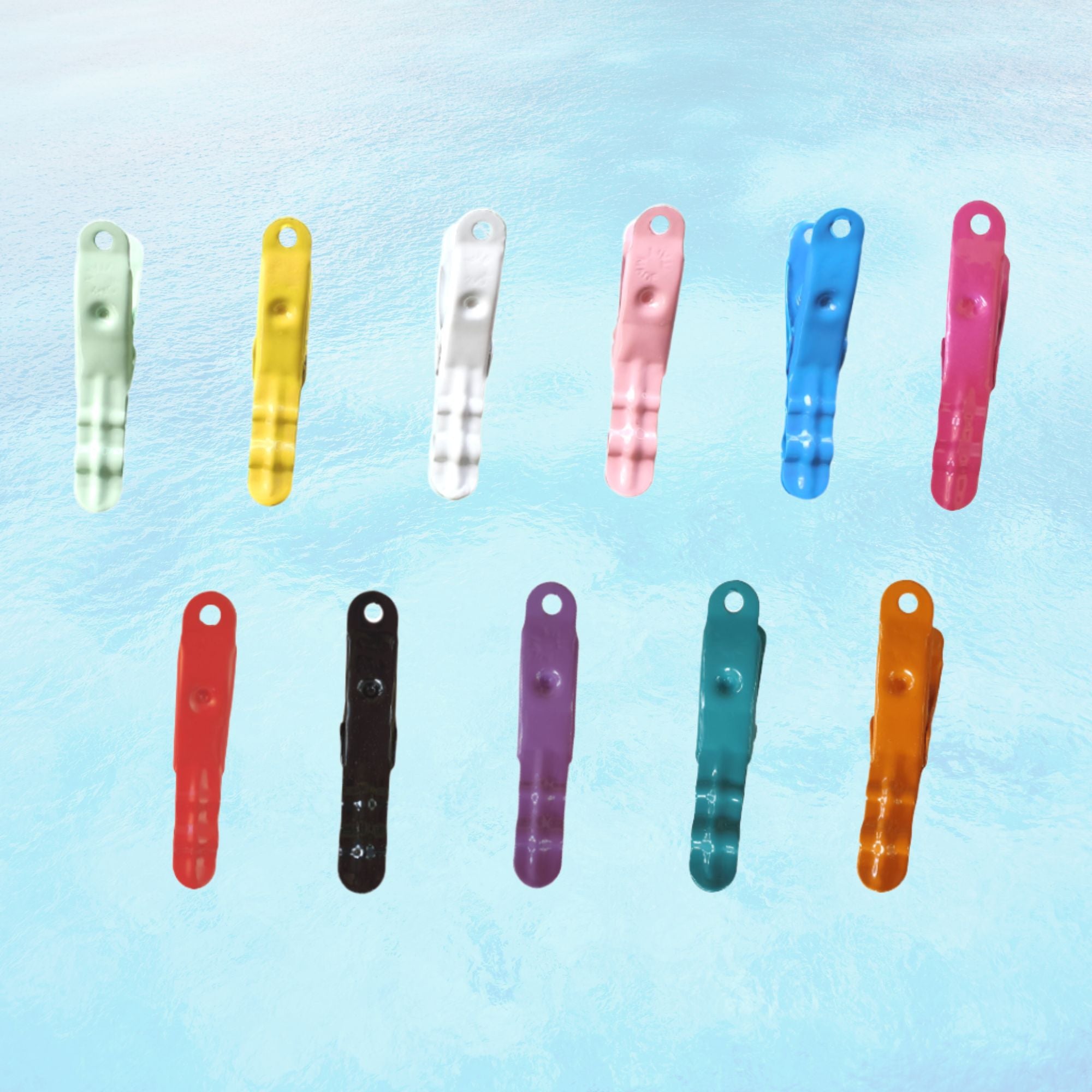 Brevinox colour stainless steel pegs with lifetime guarantee. Pegs that don't rust, break or flake.
