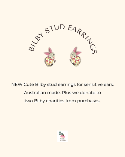 NEW - BILBY STUD EARRINGS