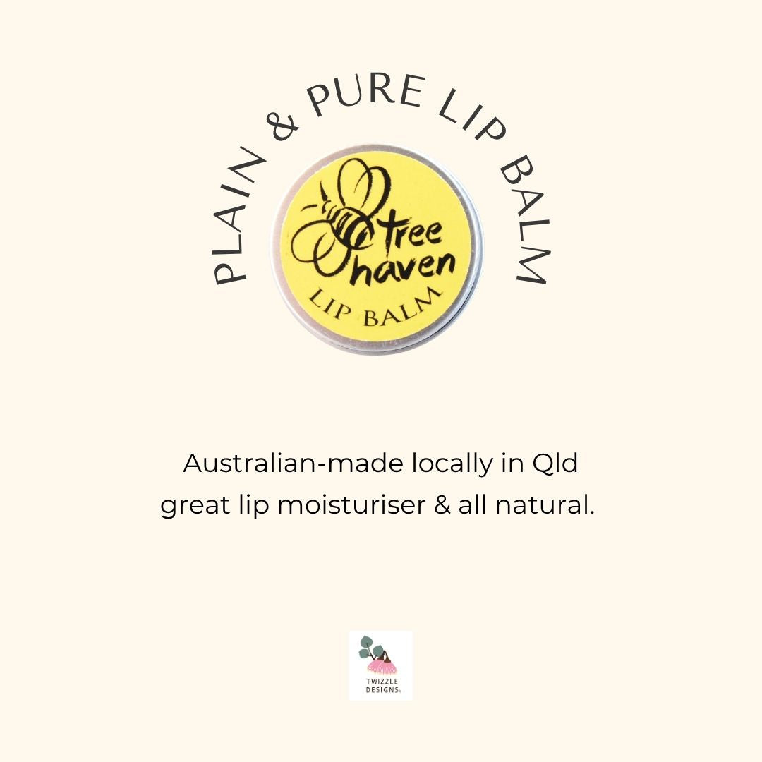 Plain &amp; Pure Lip Balm is Australian-made in Queensland. Long lasting lip moisturiser and all natural ingredients.
