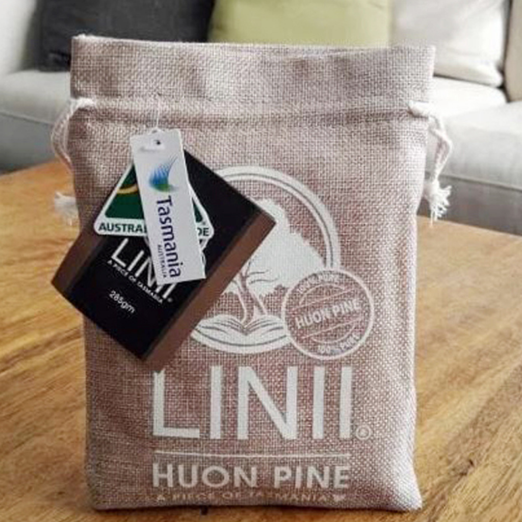 Keep pests out of your cupboards with Linni Huon Pine sachets. Linii Huon Pine is a natural pest repellent agains moths, silverfish, mites and fleas. Rainforest scented and Tasmanian made.