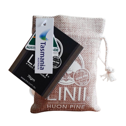 Keep pests out of your cupboards, wardrobes and pantry with Linni Huon Pine sachets. Linii Huon Pine is a natural pest repellent agains moths, silverfish, mites and fleas. Rainforest scented and Tasmanian made.