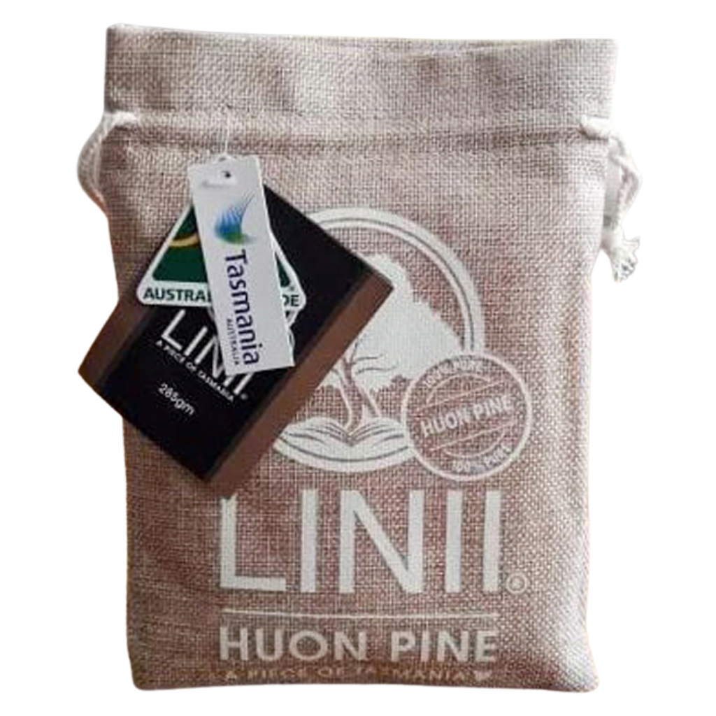 Keep pests out of your pantry and bookcases.  with Linni Huon Pine sachets.  Tasmanian made Linii Huon Pine is a natural pest repellent agains moths, silverfish, mites and fleas. Rainforest scented.